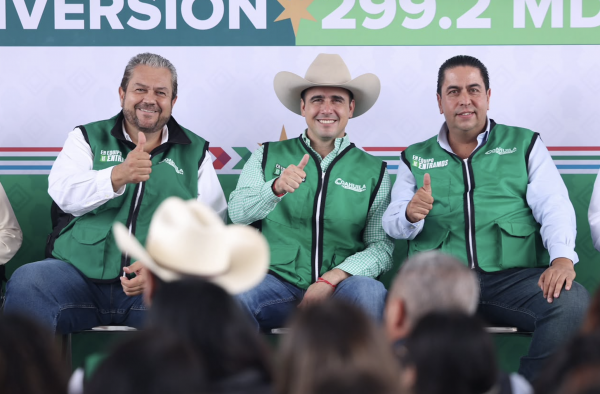 En equipo le entramos con grandes obras en todo el Estado: Manolo